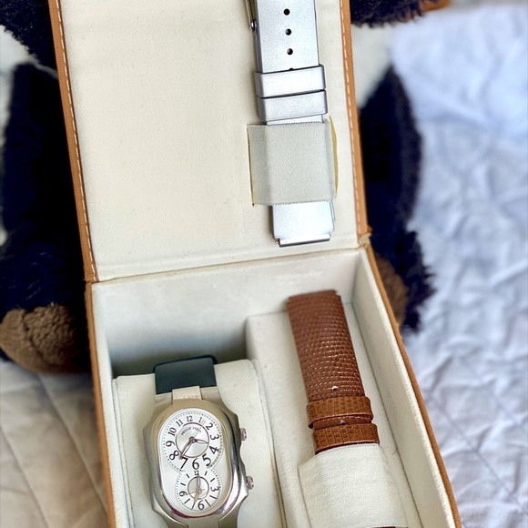 Authentic Size 2 Philip Stein natural Frequency Watch. - Picture 3 of 9